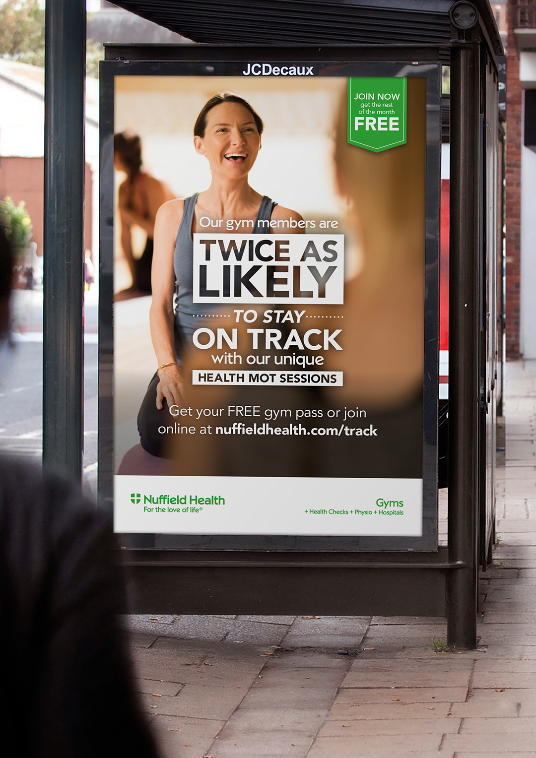 Nuffield Health. National Campaign. 6 Sheet Ads. Creative artwork and graphic design.