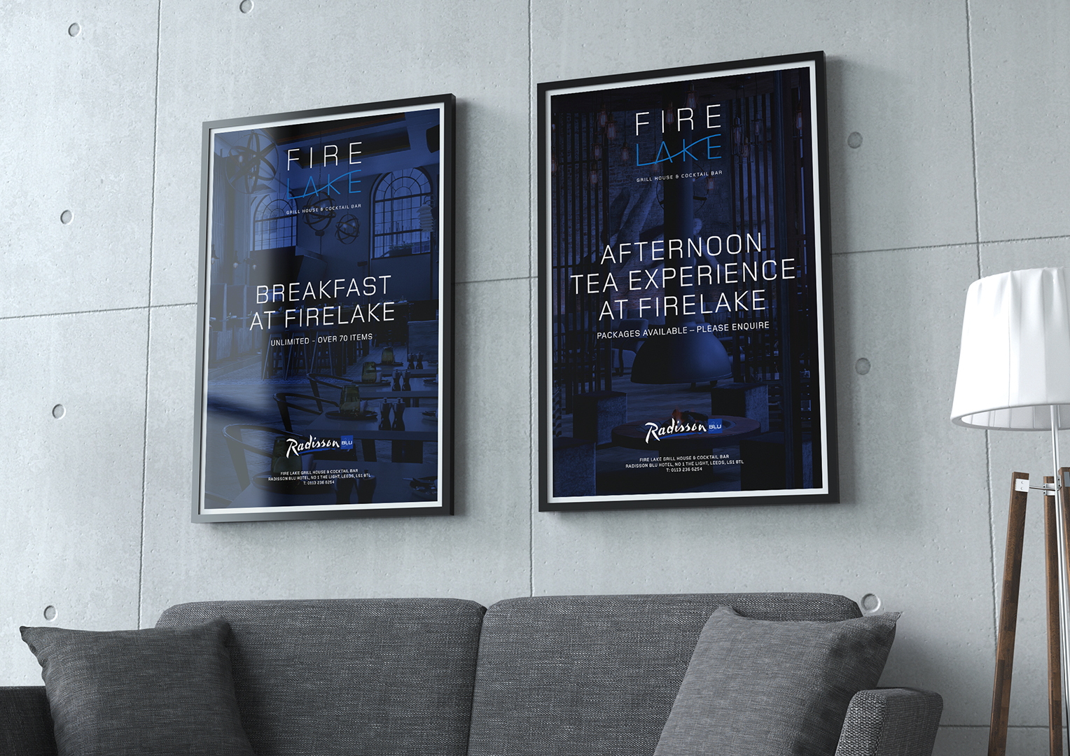 Radisson Blu Hotels. Hotel Posters. Creative artwork and graphic design.