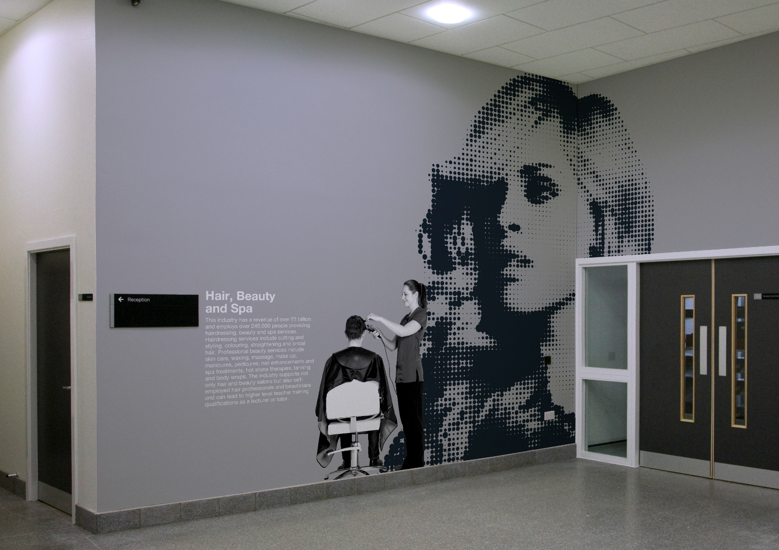 Furness College Wall Graphics